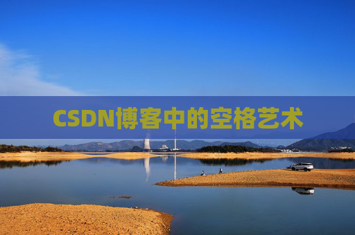 CSDN博客中的空格艺术
